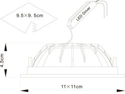 Точечный встраиваемый светильник Arte Lamp