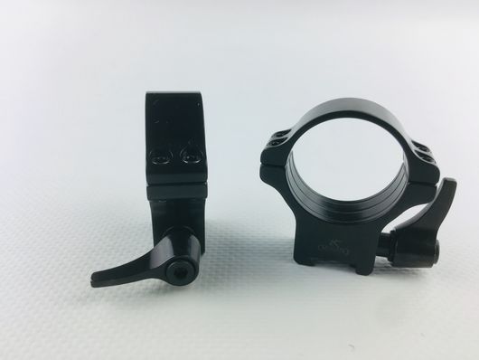 Кольца Rusan быстросъемные Prism 11мм на 30мм H12 рычажные  (011-11-30-12-R)