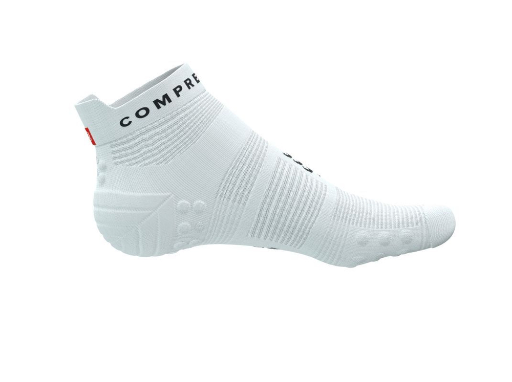 Теннисные носки Compressport Pro Racing v4.0 Run Low 1P - белый