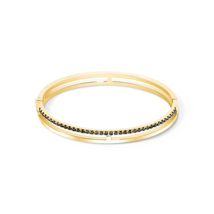 Браслет Coeur de Lion Black-Gold 0136/32-1316 17