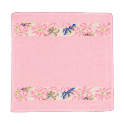 Полотенце 25x25 Feiler Cosmos beige 134 candy pink розовое