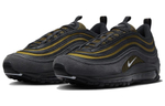 Nike Air Max 97 non-slip wear-resistant low-cut life casual shoes men's black and yellow