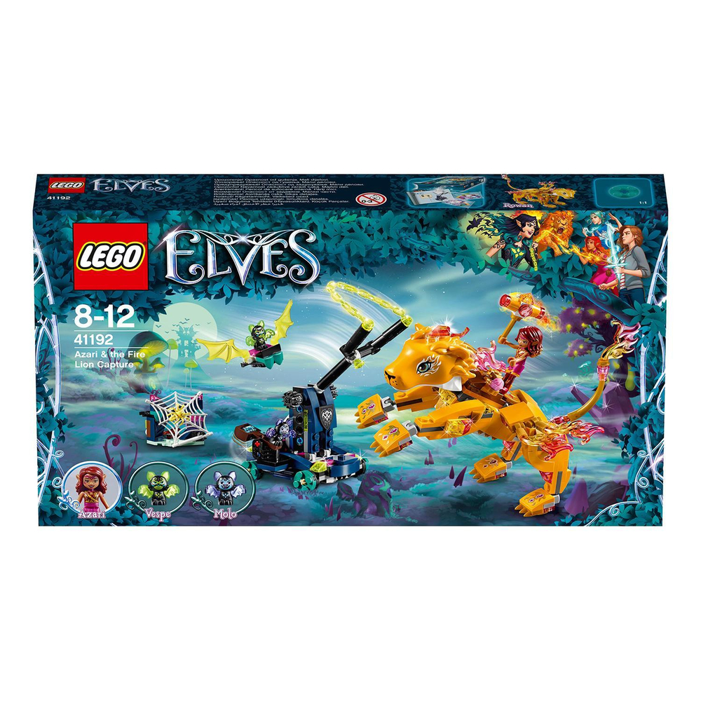 LEGO Elves: Ловушка для Азари и огненного льва 41192 — Azari & the Fire Lion Capture — Лего Эльфы