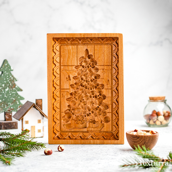 пряничная доска с елкой