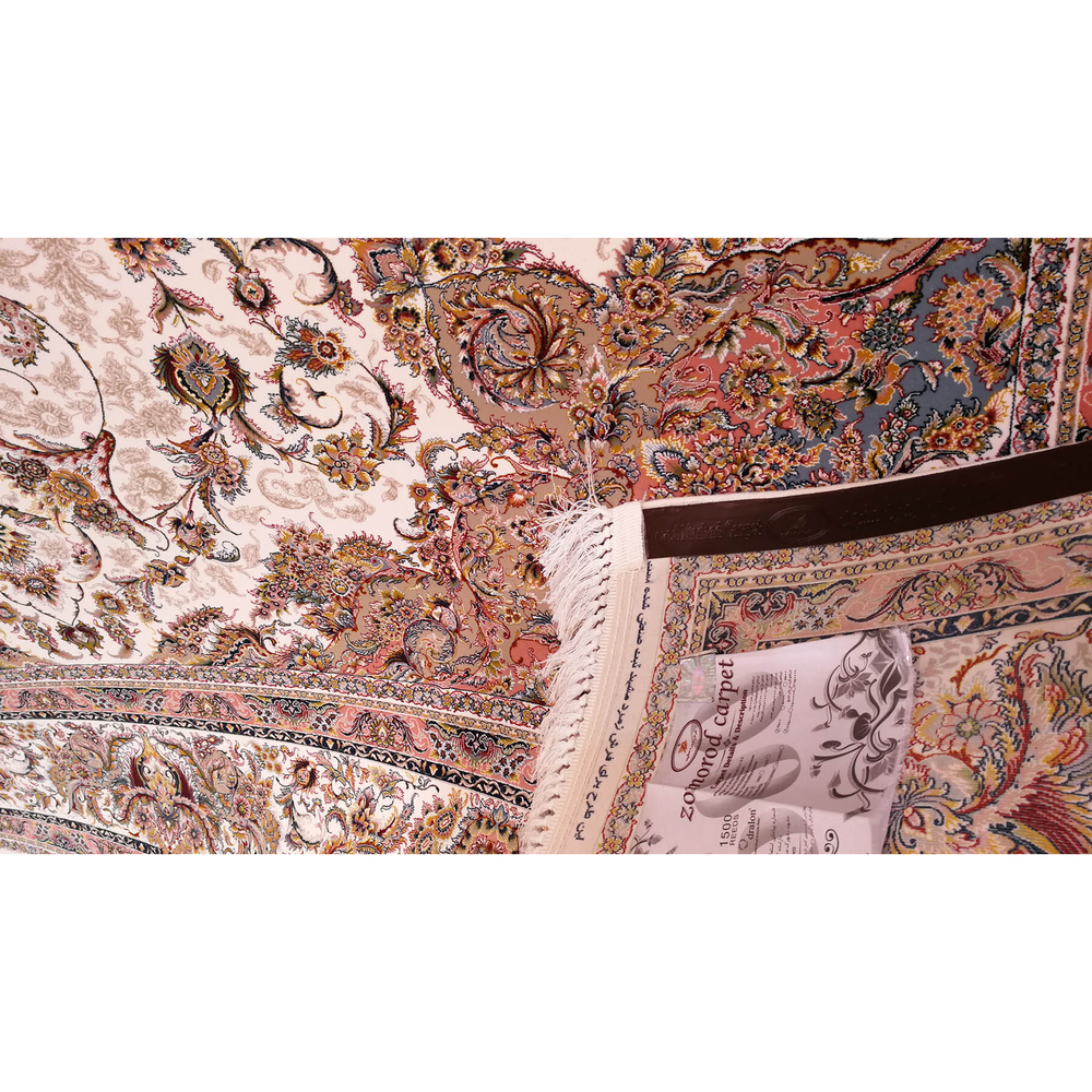 Иранский ковер 150х225 см дизайн кхашти турандж 3647451 Иран