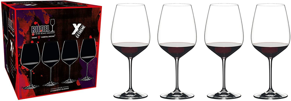 Набор из 4 бокалов для красного вина 800 мл Cabernet Extreme  Riedel