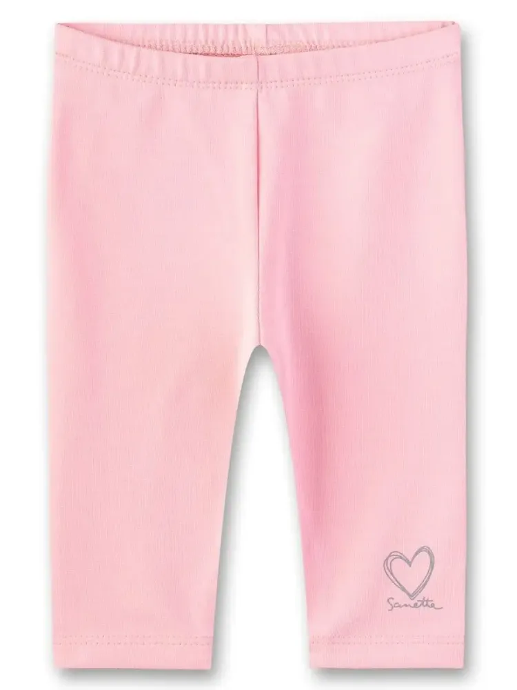 Легинсы розовые для девочки Sanetta KIDSWEAR