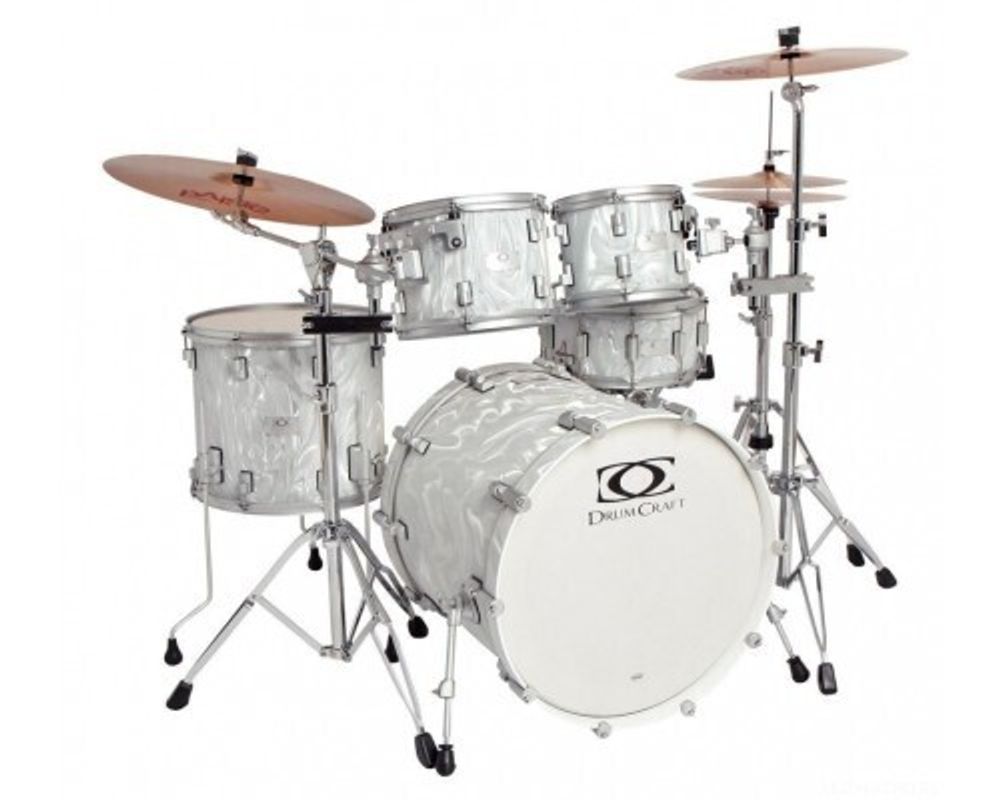 Drumcraft Series 7 Progressive Maple Liguid Chrome Satin Chrome HW барабанная установка