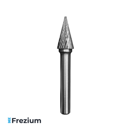 Борфреза твердосплавная по металлу "Totem" (13x8x25x75 мм; A3 Supreme; Форма M)