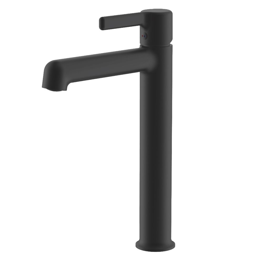 Смеситель для раковины высокий HAIBA HB11814-7 черный