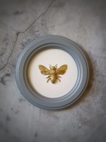 Панно 18 см. насекомые на стену для интерьера Пчела