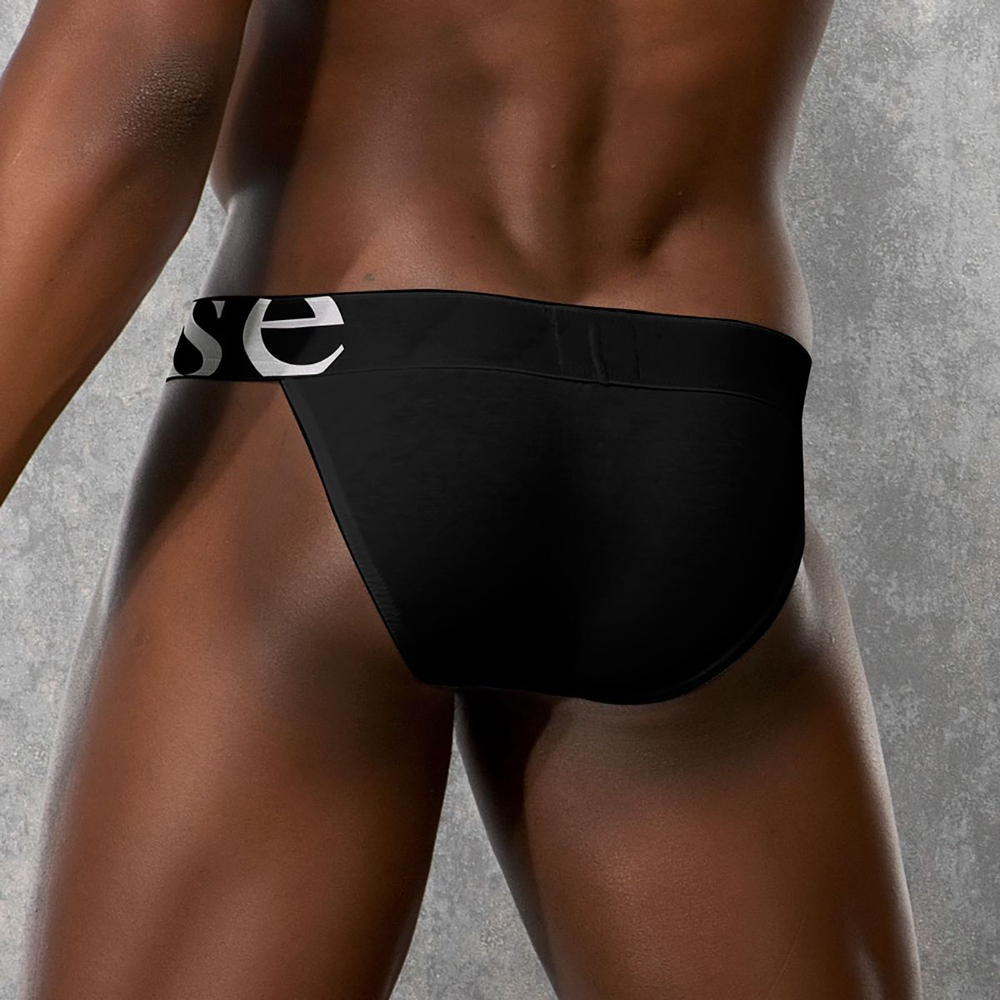 Мужские трусы-слипы с надписью Doreanse Essential (Размер: L) (Цвет: черный)