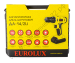 Дрель-шуруповерт аккумуляторная Eurolux ДА-14/2Li