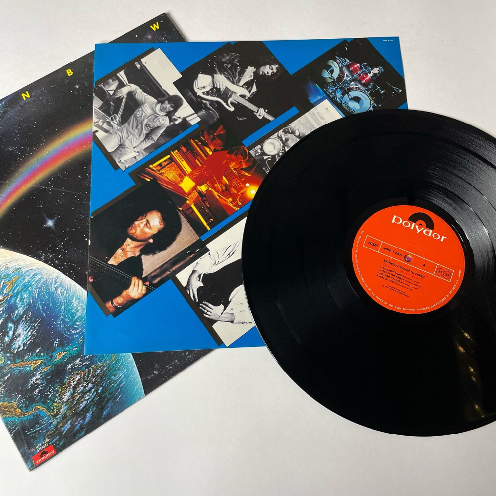 Винтажная виниловая пластинка LP Rainbow Down To Earth (Japan 1979) (Obi) Eyes Of The World