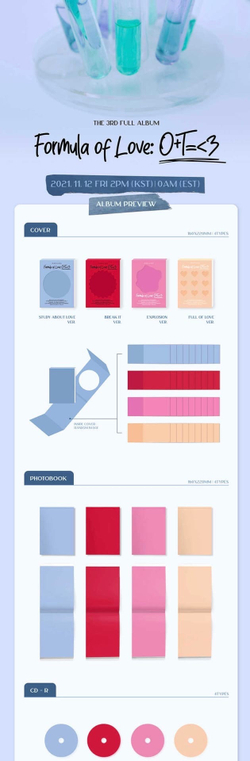 Альбом TWICE - Formula of Love: O+T=&lt;3