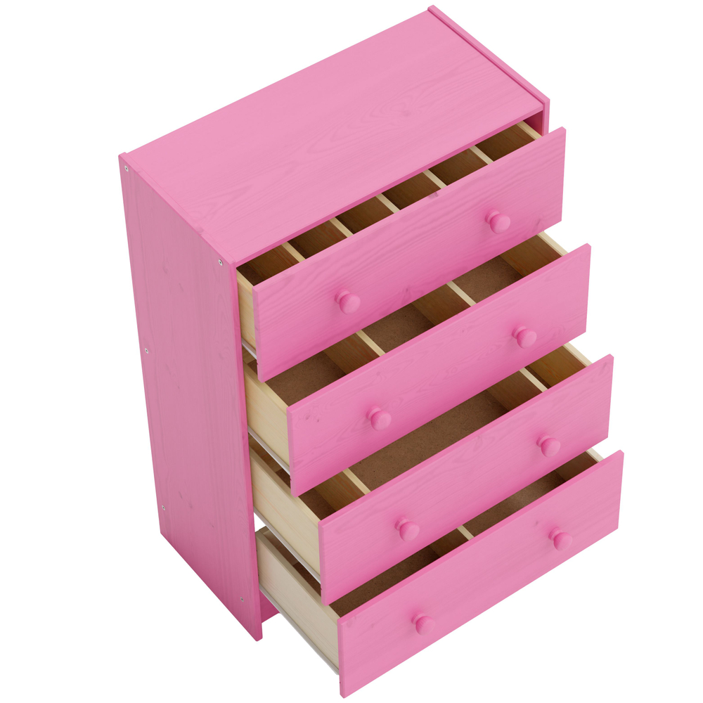 Комод Раст с ящиками, красный