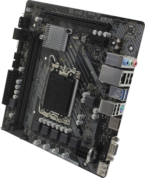Мат. плата Socket LGA1700 ASRock H610M-HDV 2DDR4 MicroATX