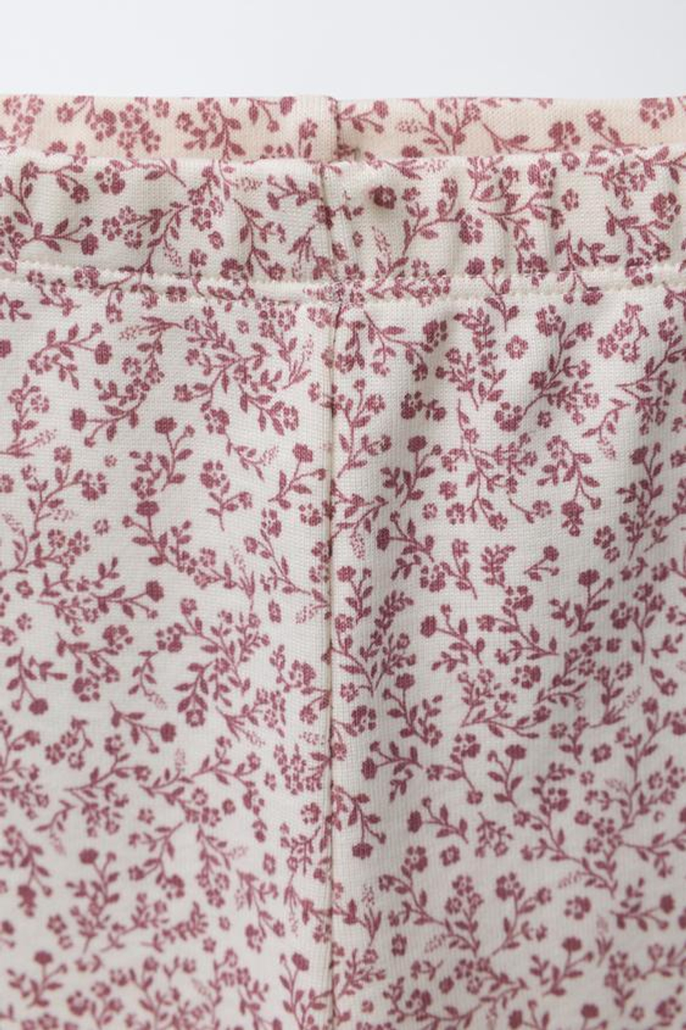 ZARA КОМПЛЕКТ ИЗ БОДИ И ЛЕГИНСОВ С ЦВЕТОЧНЫМ ПРИНТОМ, ЦВЕТ РОЗОВОГО МЕЛА