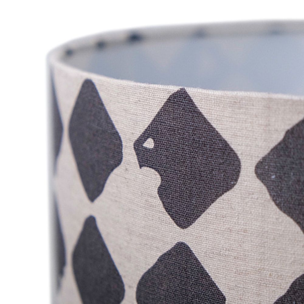 Абажур "Ромбы серые"