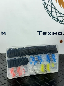 Термоусадка для проводов с клеевым слоем и припоем, Термоусадка с припоем, набор 300 штук