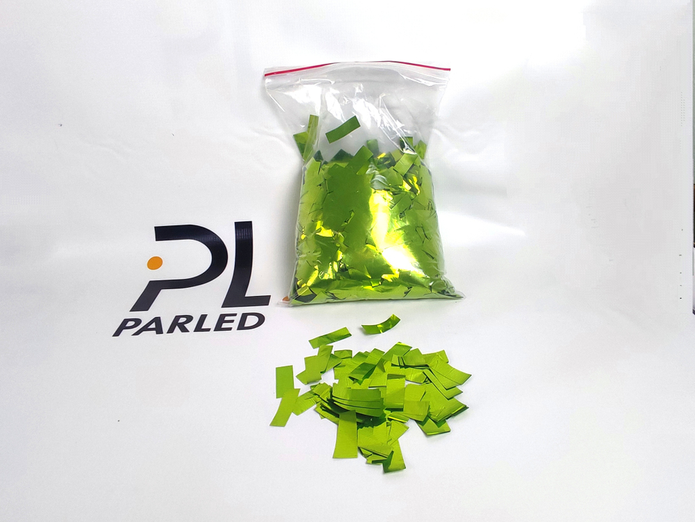 Зелёное 1кг, Металлизированное конфетти