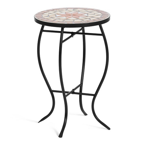 Столик Secret de Maison Верона/Verona мозаика/металл, коричневая мозаика/черный металл