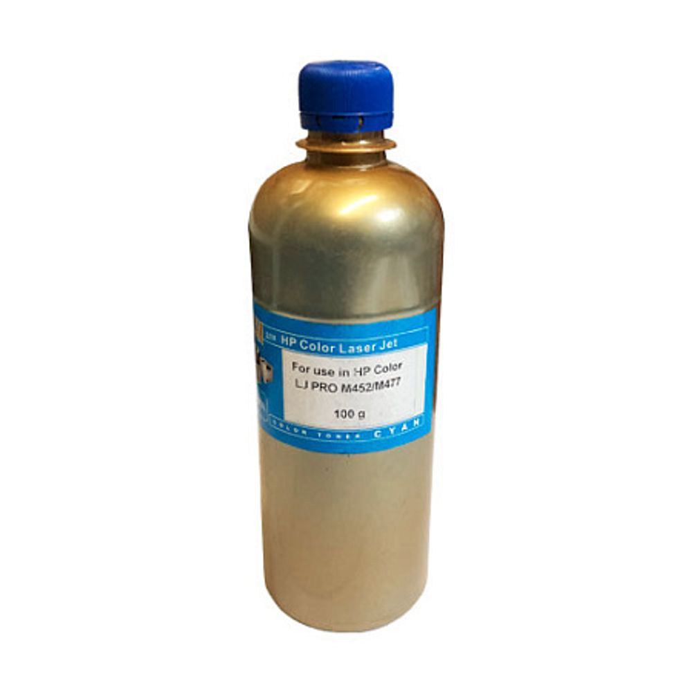 Тонер для HP Color LJ M452/M477 (100гр, голубой, Chemical/MKI) Gold ATM