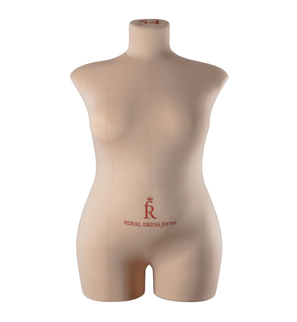 Манекен портновский женский Виктория, комплект Про, размер 54, цвет бежевый