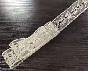 Лента декоративная "Кружево" Шампань