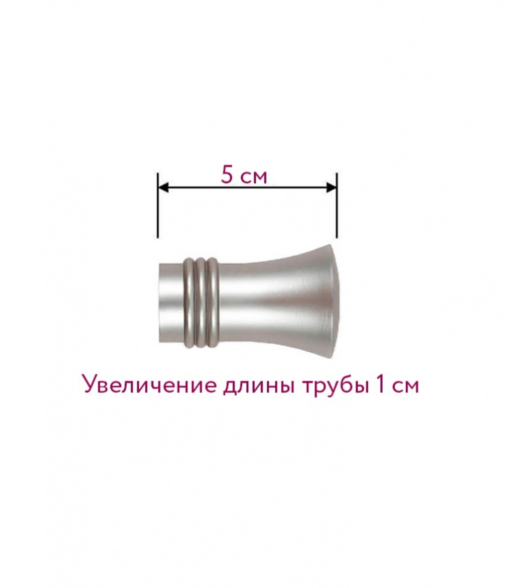 Наконечник для кованного карниза Цилиндр D 16/19