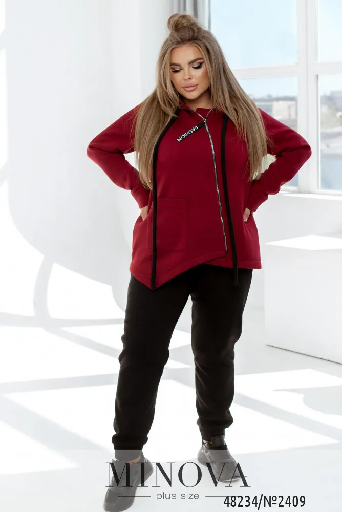 Костюм 2409-бордо Minova