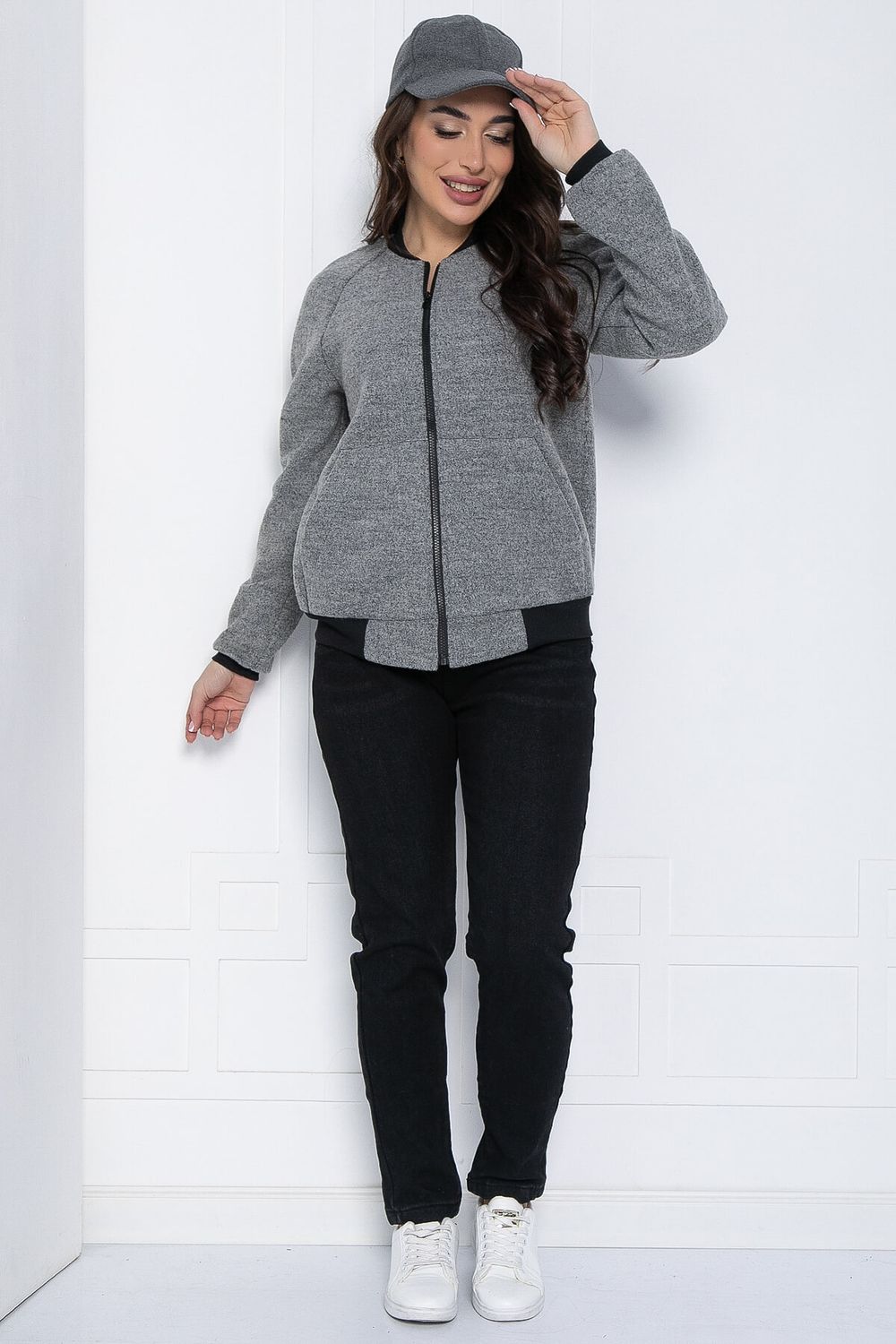 Бомбер Каприз (серый) Б12627-13 LT Collection