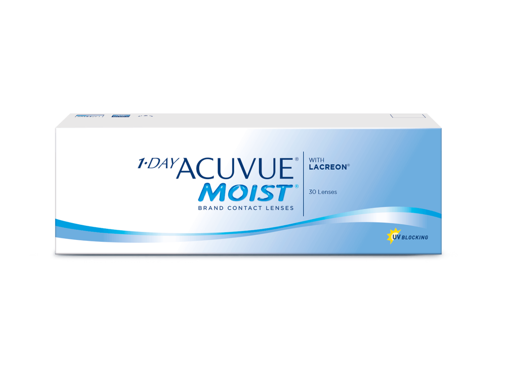 Однодневные контактные линзы ACUVUE MOIST 1-Day 30