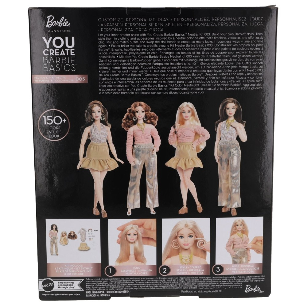 BARBIE Signature - Коллекционная кукла You Create Barbie Basics 003 JJX37