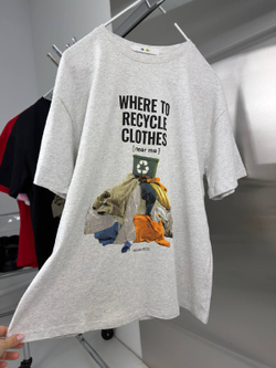 Футболка женская артикул 702 цвет "меланж"