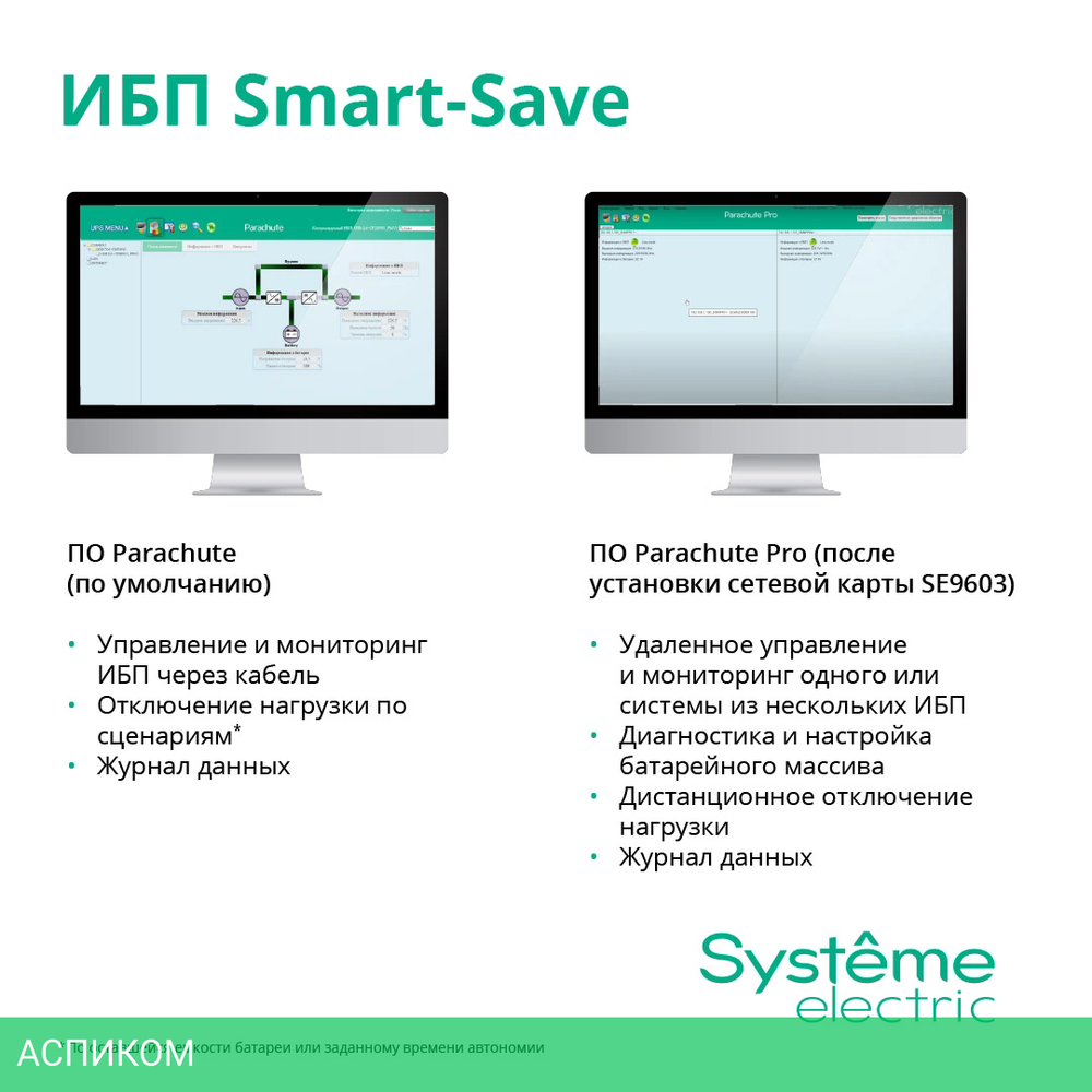 Источник бесперебойного питания Systeme Electric Smart-Save SMT 2000ВА (SMTSE2000RMI2U)