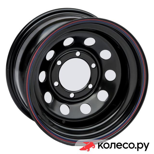 Диск усиленный JEEP стальной черный 8x16/6*114.3 D84 ET-19 Черный