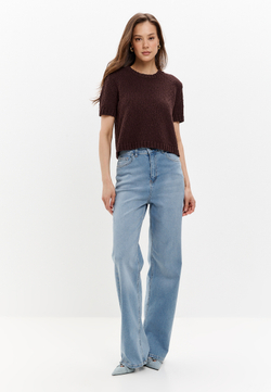 Топ из фактурной пряжи