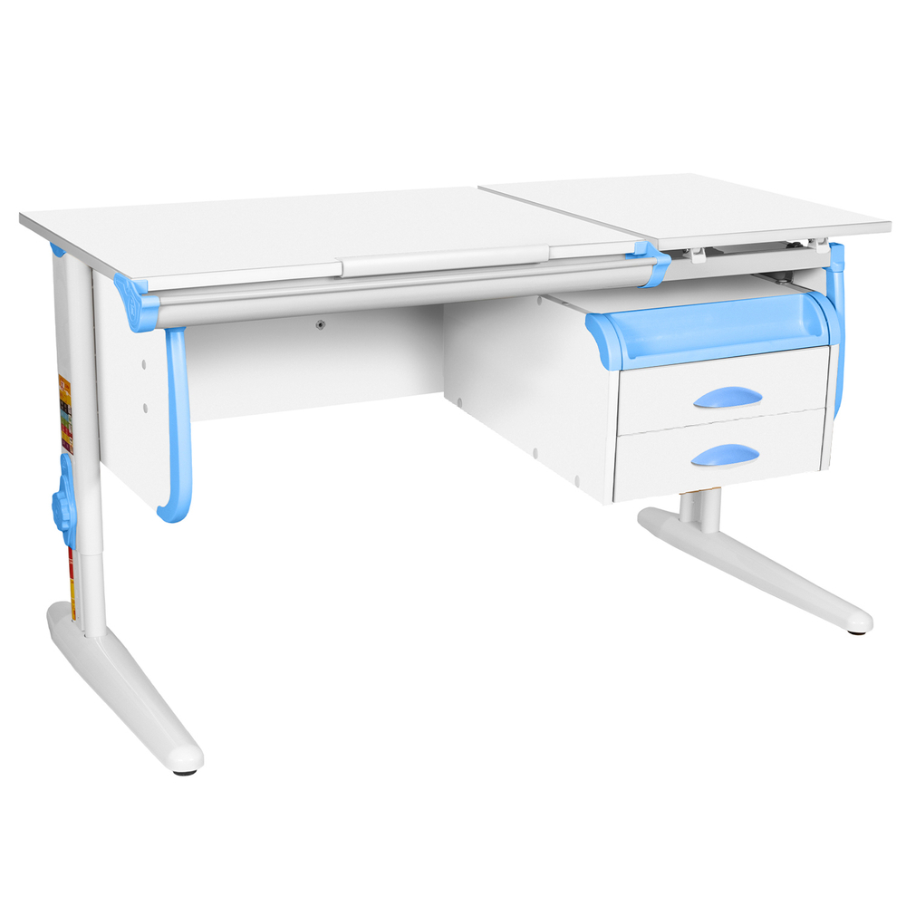 Растущая парта Дэми СУТ 25 с навесной тумбой (1200×610 мм)