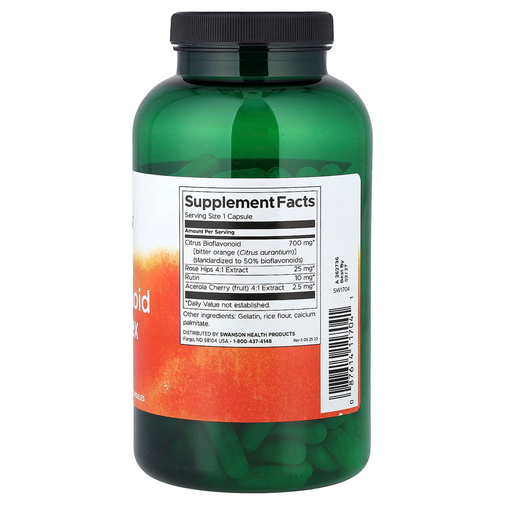 Swanson, Комплекс цитрусовых биофлавоноидов`` 250 капсул