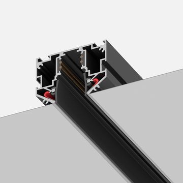 ST039.429.00 Шинопровод 48 под натяжной потолок  ST-Luce Черный Длина 2 000мм SKYLINE 48