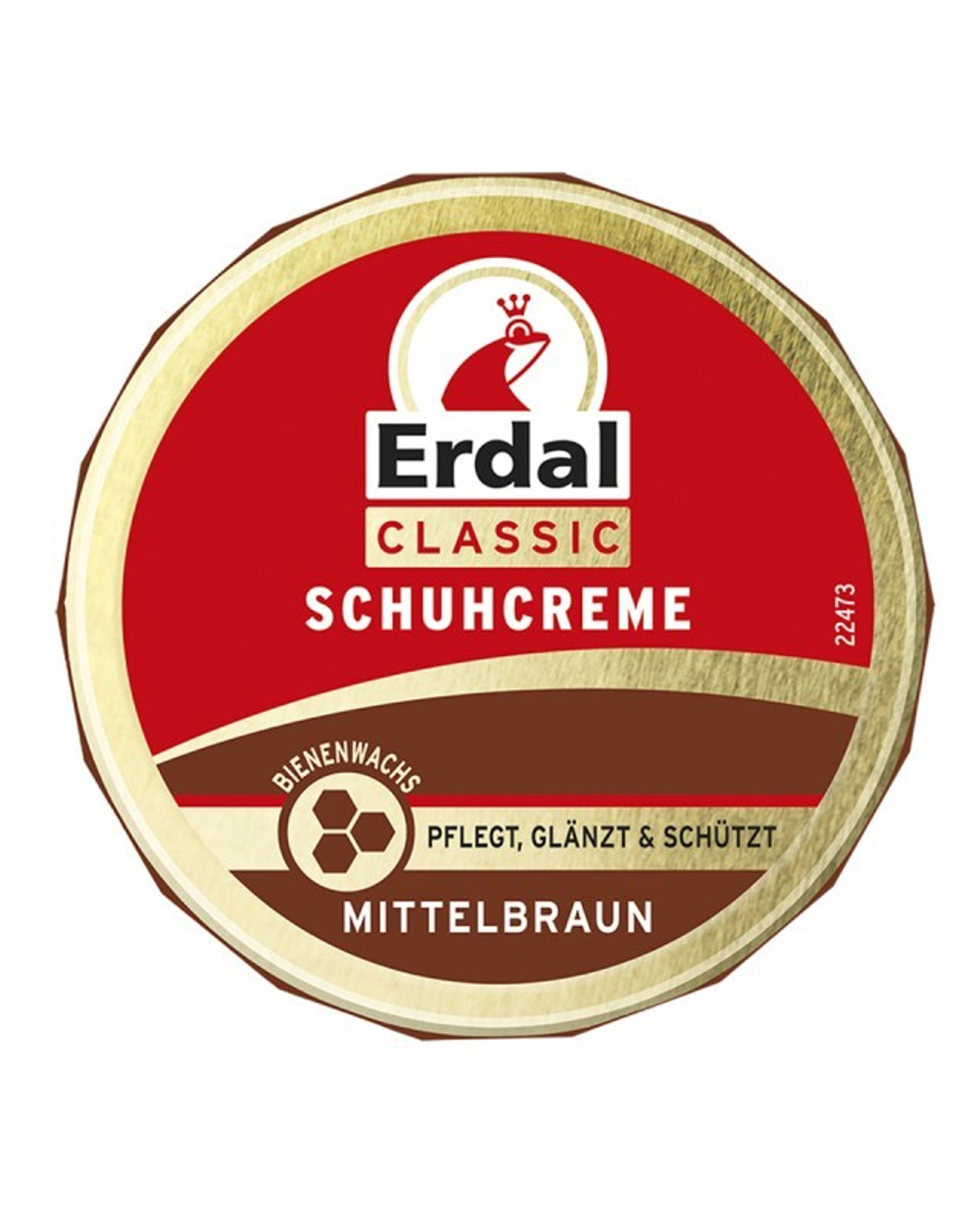 Крем для обуви в банке Erdal Коричневый Schuh Creme 75 г