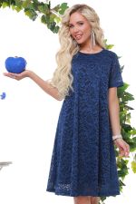 Синее кружевное платье DStrend (Акция)