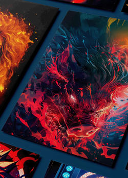 Картина на стену на металле от MetallSubArt "Истребитель демонов"