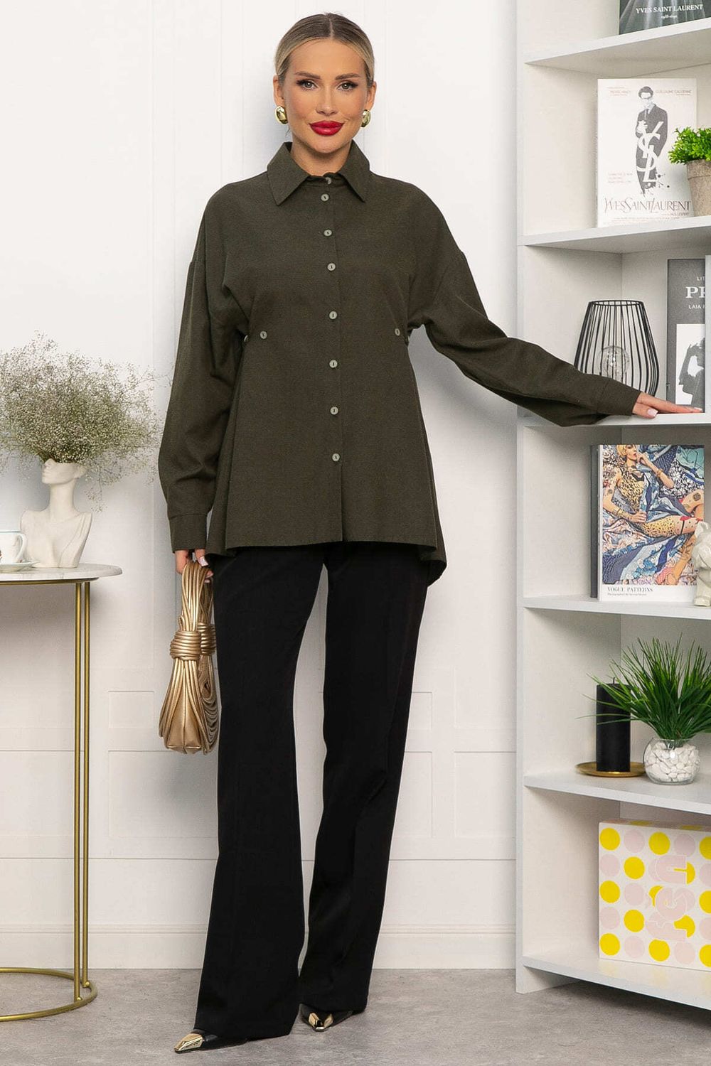 Рубашка Свободное падение (хаки) Б14192-5М LT Collection