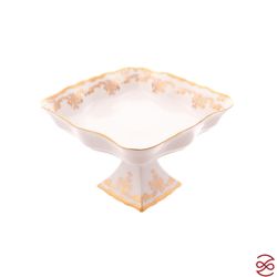 Конфетница квадратная на ножке Queen's Crown Кастел 19см