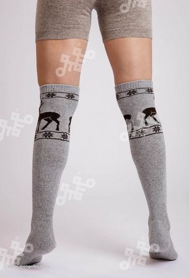 Гольфы из монгольской шерсти