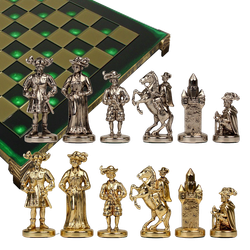 Manopoulos Шахматы бронзовые Рыцари Средневековья