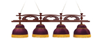 Лампа Венеция 4пл. ясень