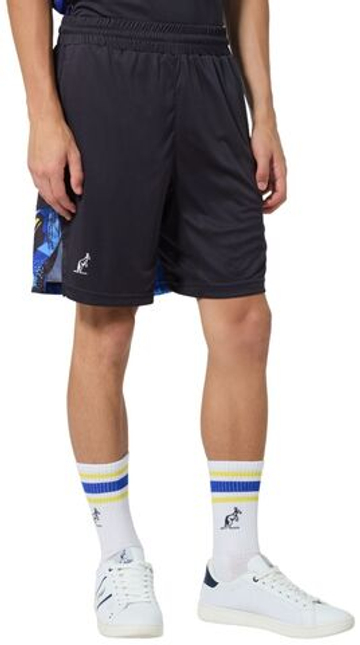 Мужские теннисные шорты Australian Scribble Block in Ace - черный